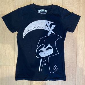 Y2K Akumu Ink deadstock lil grim reaper baby tee ☠️